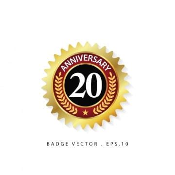 20 Anniversary Logo Vector Art HD Images | Free Download on Pngtree