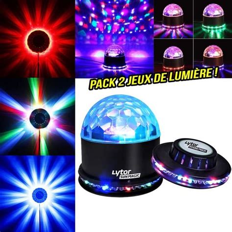 Pack Jeux De Lumi Re Dj Pa Effet Ovni Sunmagic Effet Astro Ufo