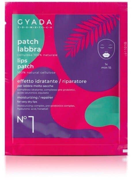 Gyada Cosmetics Moisturising Repairing Lip Patch No 1 Moisturising