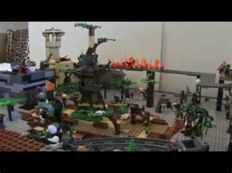 LEGO Custom ORC FORGE Battle Base Uruk Hai Army The Lord Of The Rings