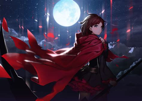 1920x1358 Fantasy Art Anime Rwby Ruby Rose Wallpaper Coolwallpapers Me