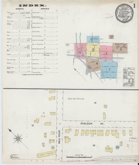 Image 1 Of Sanborn Fire Insurance Map From Frankfort Herkimer County