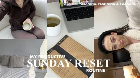 Sunday Reset Routine Cleaning How To Prep For A Productive Week 🎧