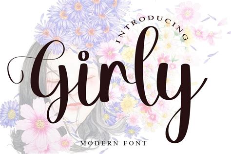 Girly Font By Abbasalam · Creative Fabrica