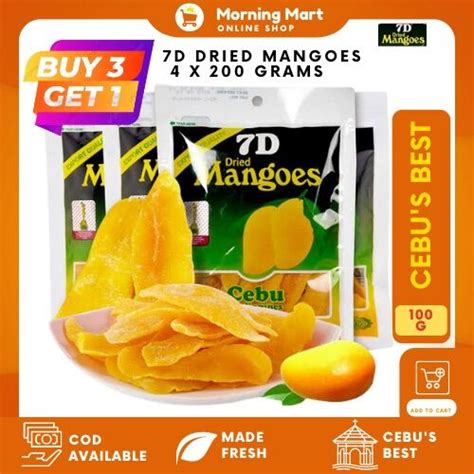 D Dried Mangoes Grams X Packs Cebu S Best Delicacy And