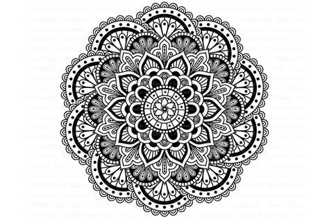 Mandala SVG DXF, Mandala Drawing, Mandala SVG files. By Doodle Cloud ...