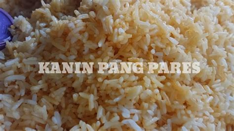 Kanin Pang Pares L Step By Step L Wag Wag Rice Pano Saingin Youtube