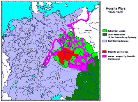 Hussite Wars Map