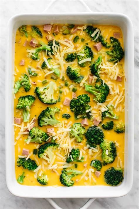 Ham And Broccoli Breakfast Casserole Downshiftology