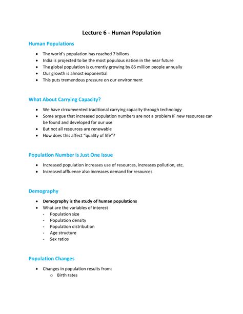 Environmental Science Human Population Test Answers Key 5