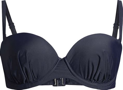 Preisvergleich für DESIRéE Basic Bikini Oberteil Bügel Clipverschluss für Damen blau 44B