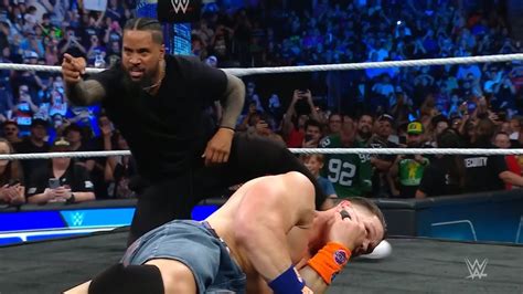 Solo Sikoa Jimmy Uso Destroys John Cena WWE Smackdown 23 September