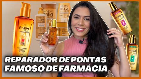 Leo Extraordin Rio Elseve L Oreal O Reparador De Pontas Mais Famoso