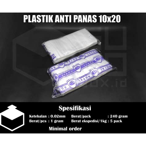 Jual Plastik HD Anti Panas Kantong Kuah 10x20 200gram Royal Shopee