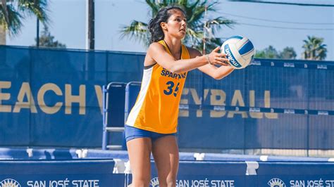 Mia Schafer Women S Beach Volleyball 2022 SJSU Athletics Official