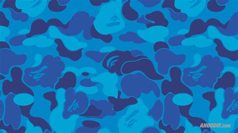 Blue Bape Wallpapers Wallpaper Cave