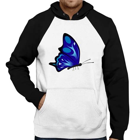 Moletom Borboleta Azul Shopee Brasil