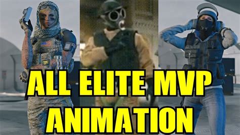 Rainbow Six Siege All Elite Skins Mvp Animation And Leaked Thatcher Iq