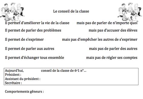 Le Conseil De La Classe Pierre Carrée