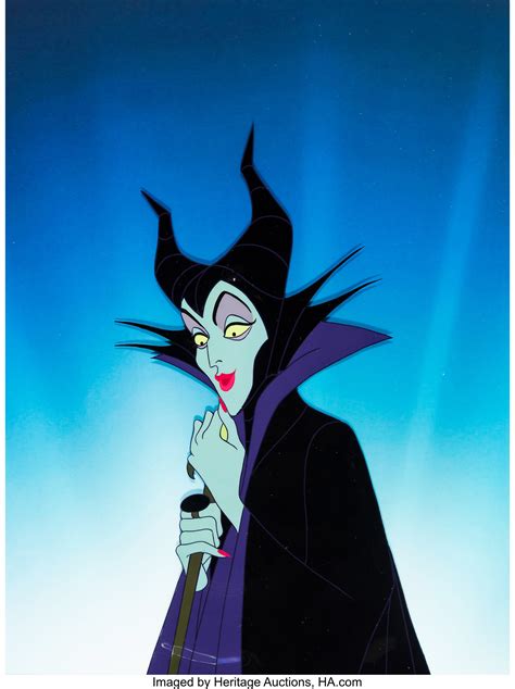 Sleeping Beauty Maleficent Production Cel Walt Disney 1959 Lot