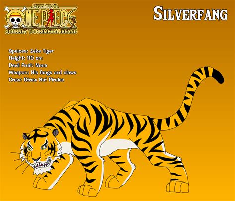 Silverfang Luffys Tiger Pet By Kratosgoji91 On Deviantart