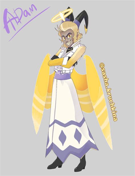 Adam(Hazbin hotel) my style by SashaKruchkinaTV on DeviantArt