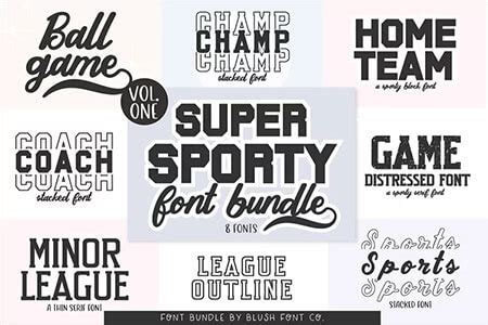 Best Modern Athletic Block Fonts - Albemarle PR