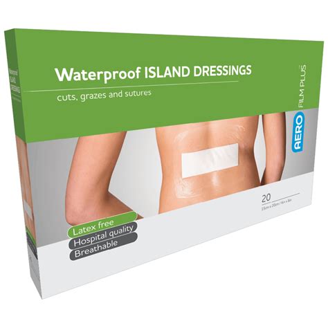 Aerofilm Plus Waterproof Island Dressing 15 X 20cm Aero Healthcare