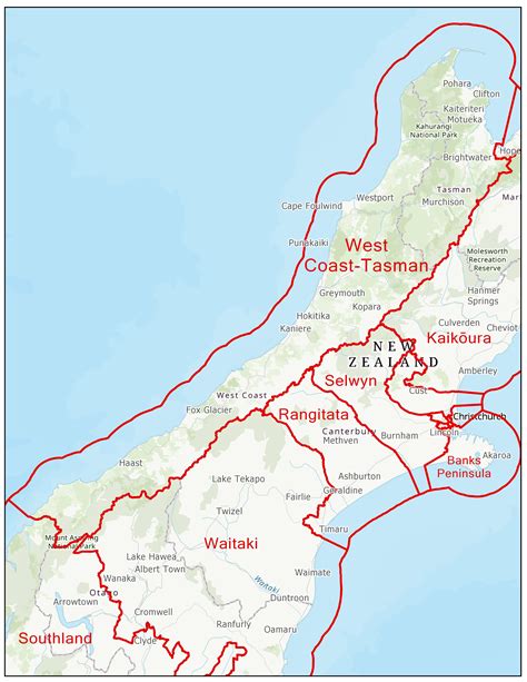 West Coast Tasman Electorate Profile New Zealand Parliament