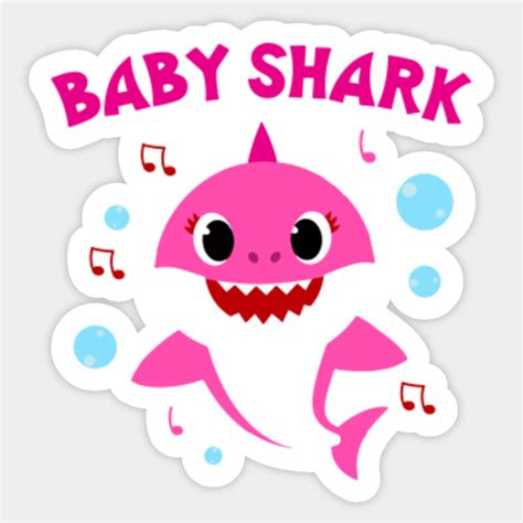 Baby Shark Printable Stickers