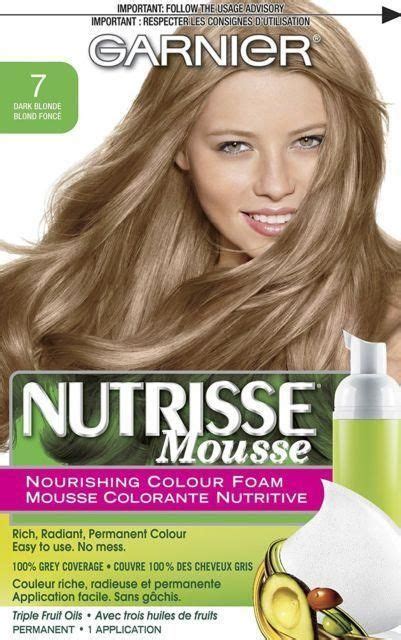 Garnier Nutrisse Nourishing Color Foam Permanent Hair Color 7 Dark