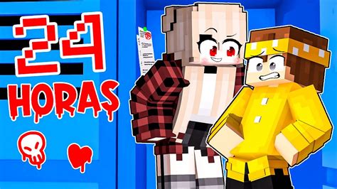 Fiquei PRESO 24 HORAS A MENINA MALVADA No Minecraft Alex YouTube