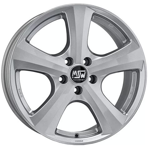 CERCHIO IN LEGA Msw Msw 19 W Per Hyundai Kona 7X17 5X114 3 Full Silver