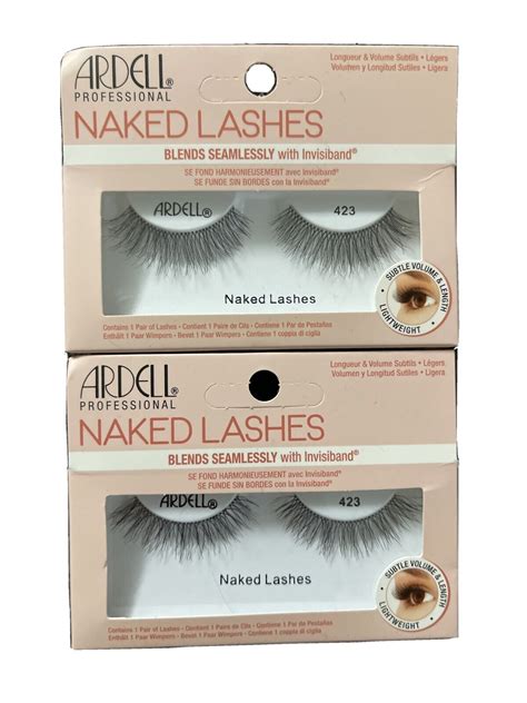 2 X Ardell Professional Naked Lashes Blends Seamlessly With Invisiband