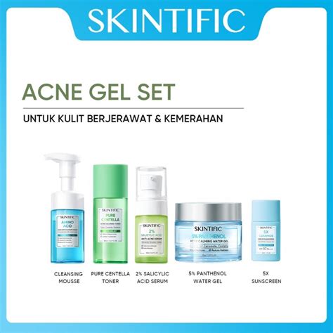 Jual Skintific Acne Gel Set Shopee Indonesia