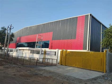 Mm Mild Steel Prefab Industrial Sheds Contractor At Rs Square Feet