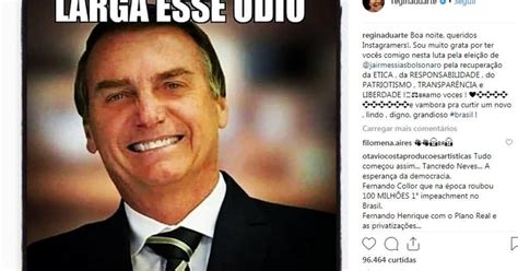 Famosos Comemoram Vitória De Bolsonaro Nas Redes Sociais Gzh