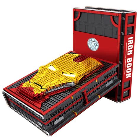 Pcs Iron Man Movie Collection Diy Anime Miniature Building Blocks Book