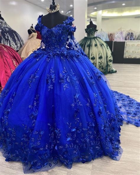 Pin On XV Azul Varios Quinceanera Dresses Blue Blue Evening Dresses