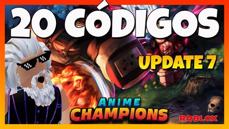 20 CÓDIGOS 8 NUEVOS códigos activos de ANIME CHAMPIONS Update 7