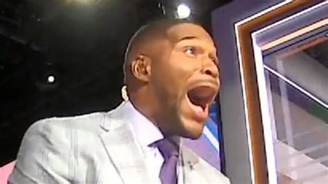 Michael Strahan’s real reaction caught by behind-the-scenes cameras as ...