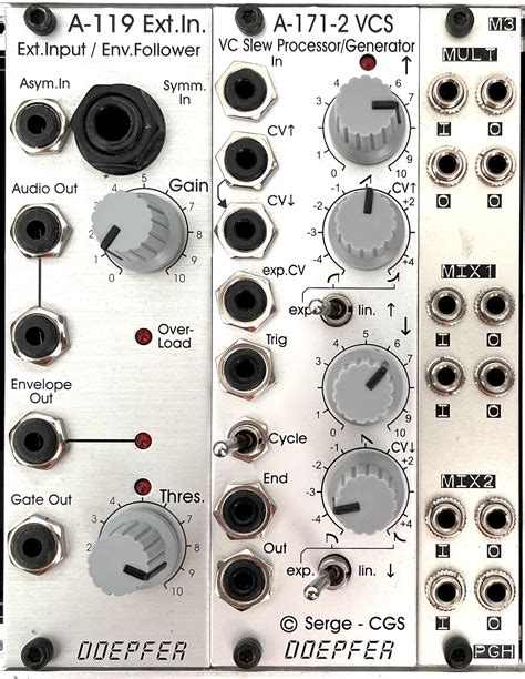 A 171 2 Voltage Controlled Slew Processor Generator Doepfer Audiofanzine