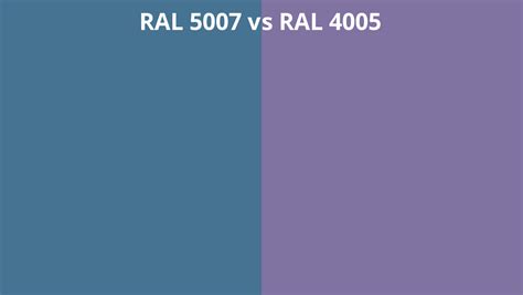 Ral 5007 Vs 4005 Ral Colour Chart Uk