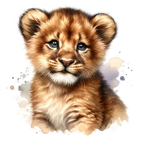 Lion Cub Clipart 10 High Quality S Cute Lion Cub Clipart Bundle