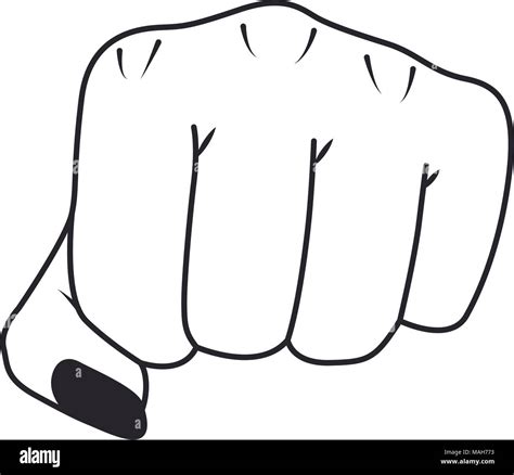 Hand Fist Gesturing Icon Stock Vector Image And Art Alamy