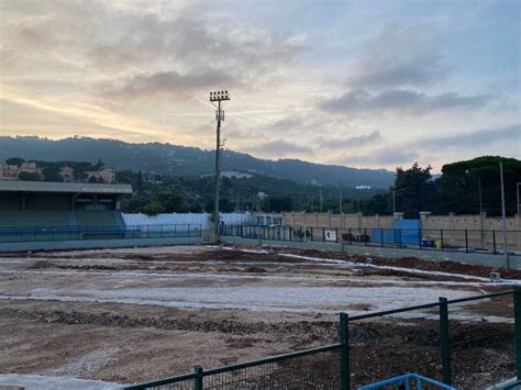 Lavori In Corso Al Vito Curlo Lattesa Per Il Manto Sintetico Sta