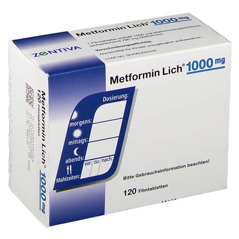 Metformin Lich® 1000 mg 120 St - shop-apotheke.com