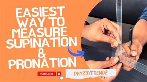 Goniometer Measurement For Forearm Supination Pronation Youtube