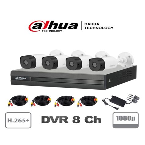 Compra Dahua Kit de Vigilancia de 4 Cámaras CCTV Bullet DH XVR1B08 KIT5