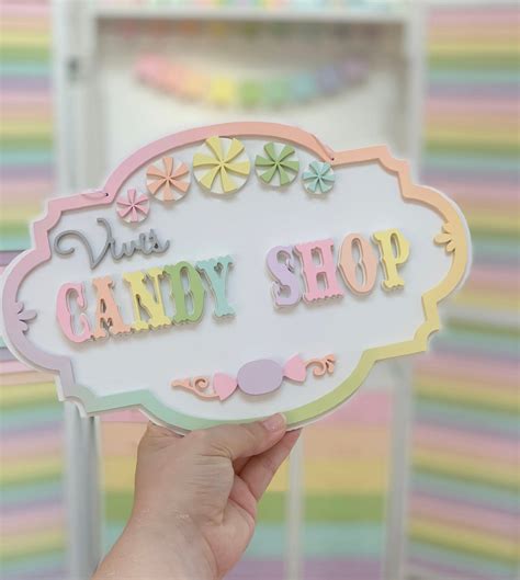 Candy Shop Sign Play Shop Sign Sweet Shop Sign Etsy Uk